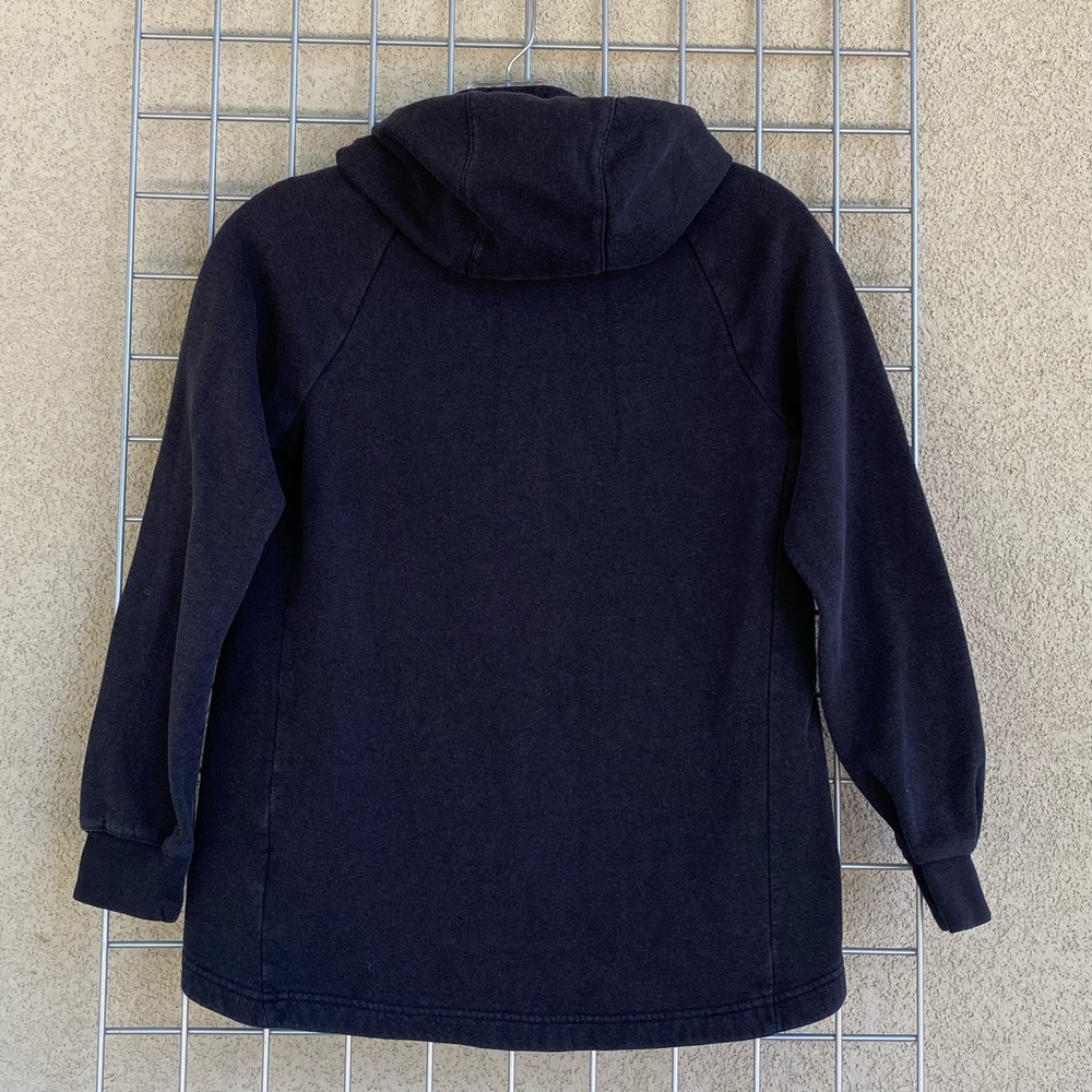 Junior's Nike Active Hoodie in Distressed Charcoal - Picture 2 of 5